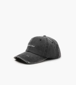 Bram's Fruit Logo Cap Distressed Washed Charcoal