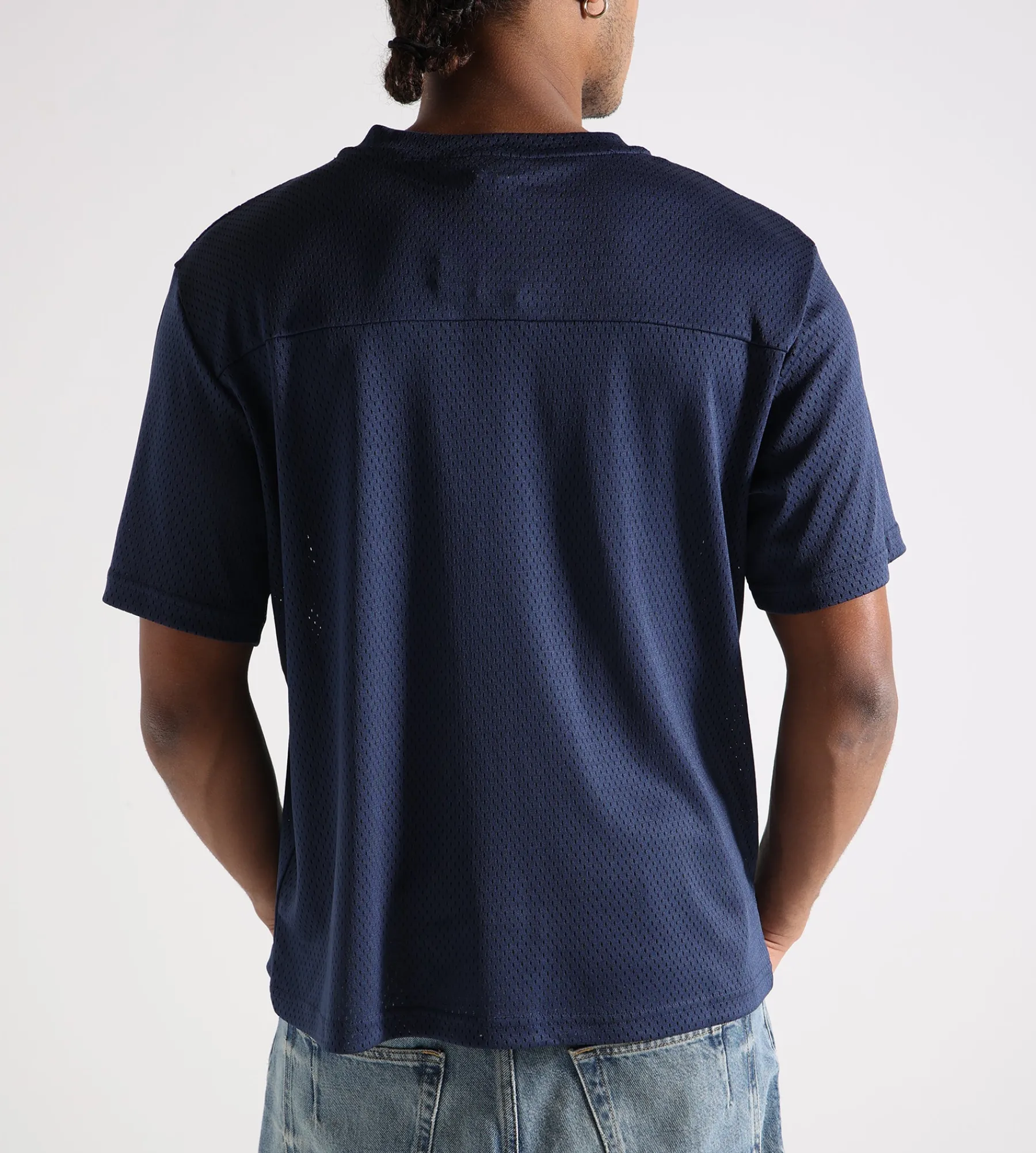 Bram's Fruit Mesh Soccer T-Shirt Navy