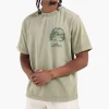 Bram's Fruit Roots T-Shirt Washed Olive Green