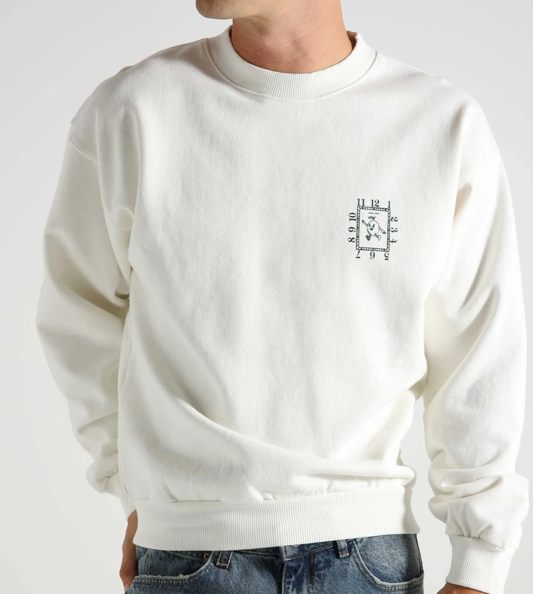 Bram's Fruit Tank Dial Crewneck White