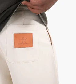 Bram's Fruit Twill Shorts Distressed Beige