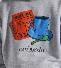Baskèts Café Times Hoodie Grey