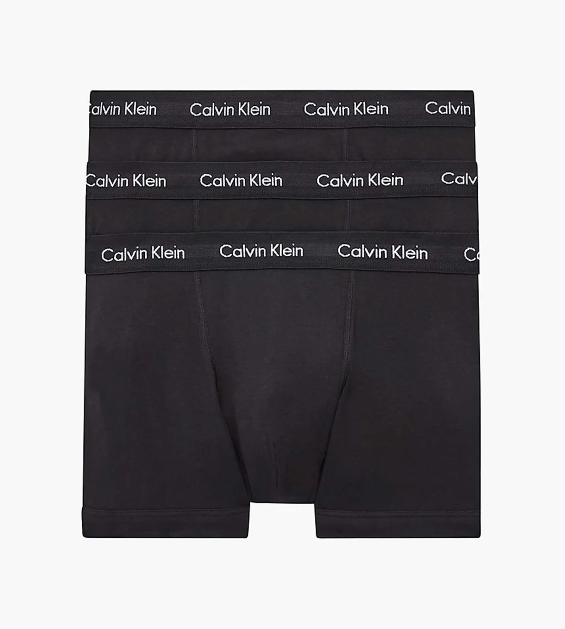 Calvin Klein Trunk 3Pk Black W. Black Wb