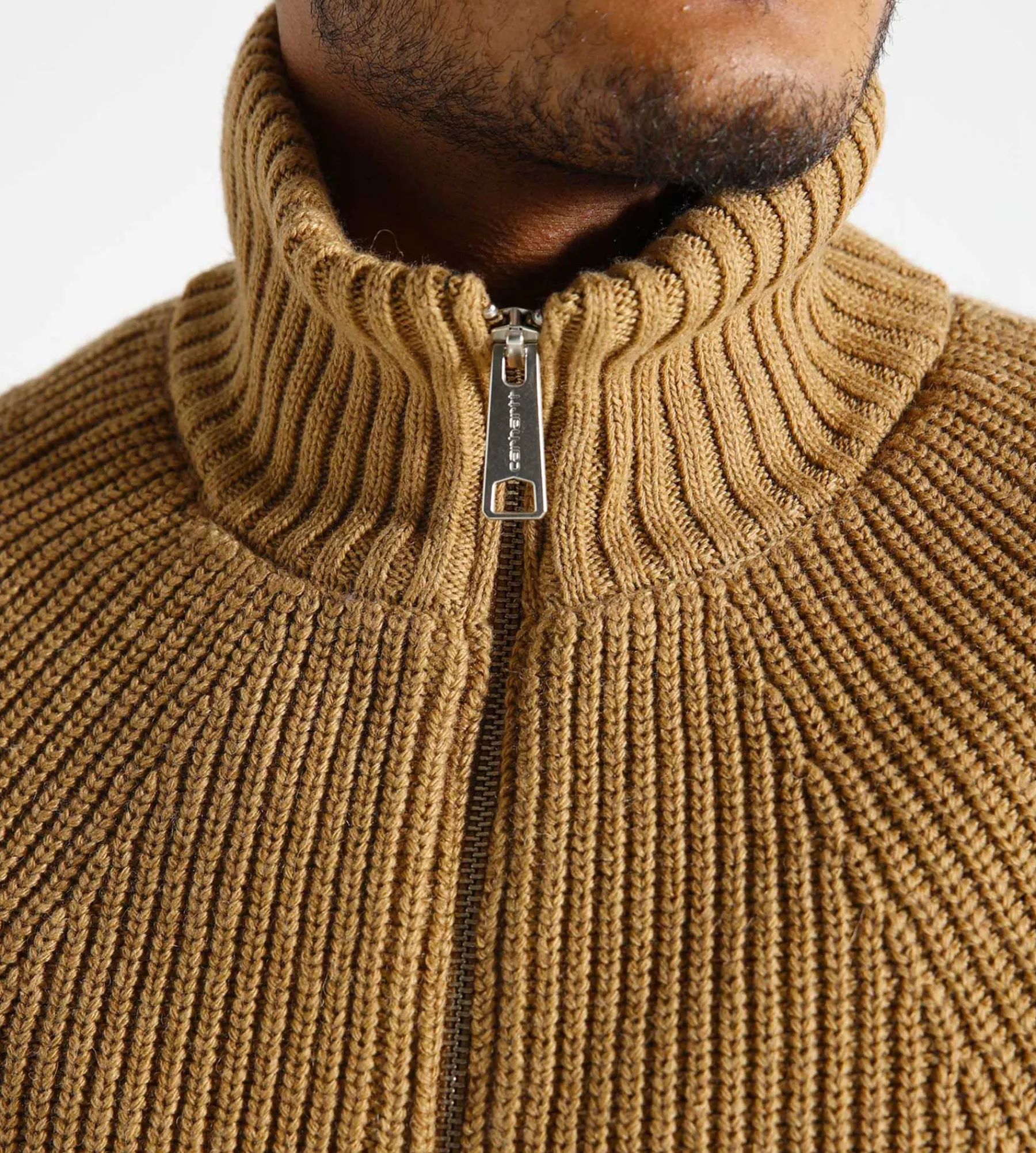 Carhartt WIP Banley Sweater Jacket Peanut