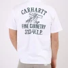 Carhartt WIP Cabinetry T-Shirt White Black