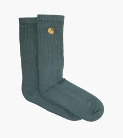 Carhartt WIP Chase Socks Silver Pine Gold