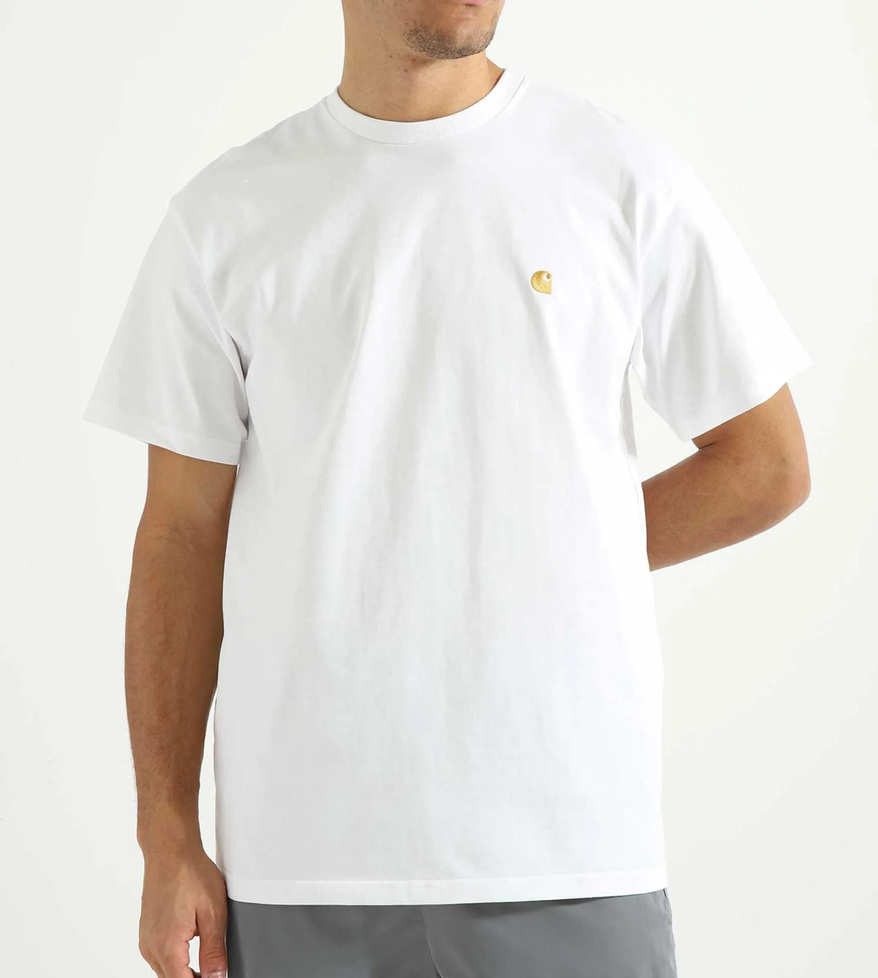 Carhartt WIP Chase T-Shirt White Gold