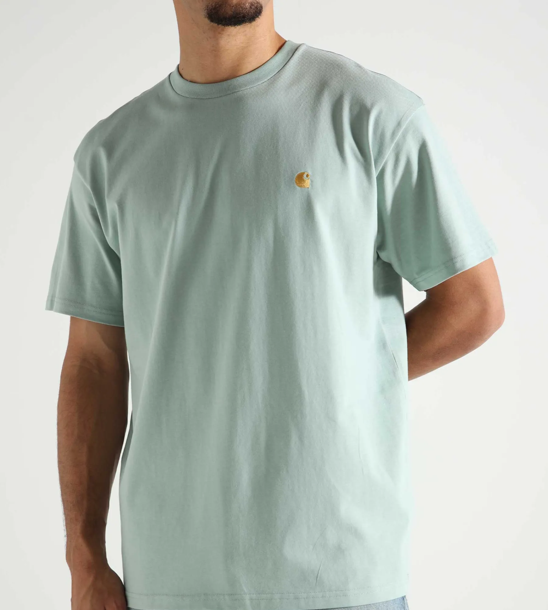 Carhartt WIP Chase T-Shirt Frosted Green Gold