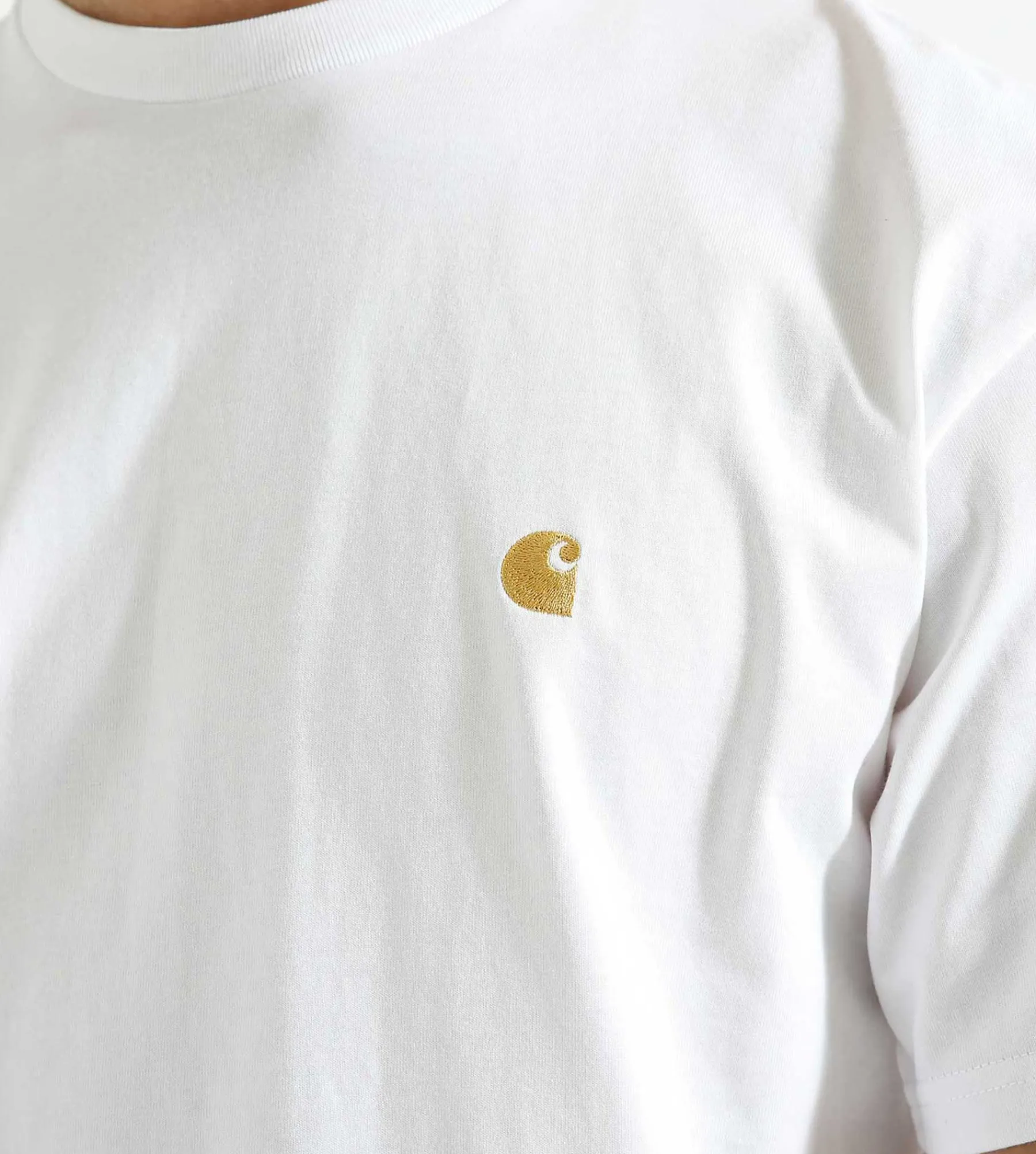 Carhartt WIP Chase T-Shirt White Gold