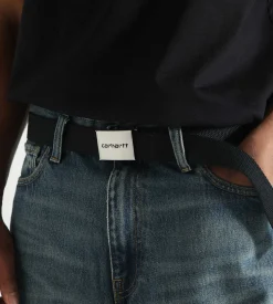 Carhartt WIP Clip Belt Chrome Black
