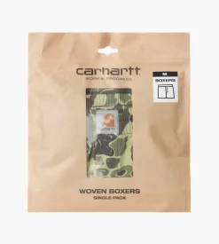 Carhartt WIP Cotton Boxer Camo Duck Green