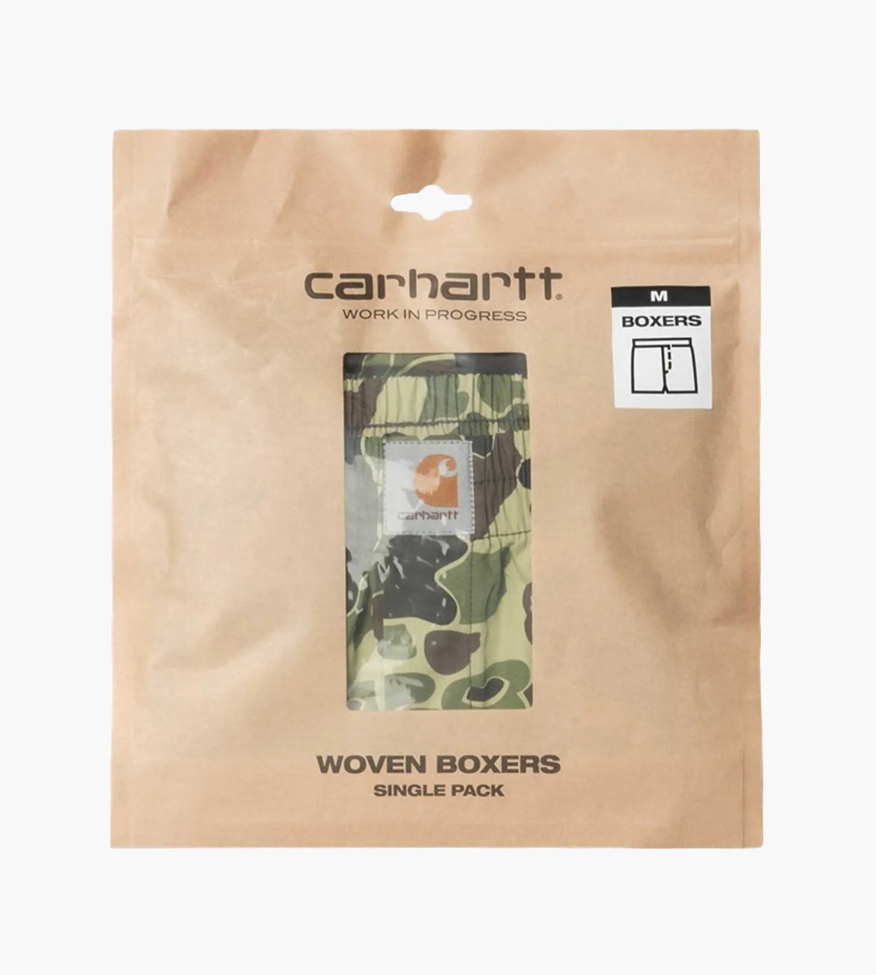Carhartt WIP Cotton Boxer Camo Duck Green