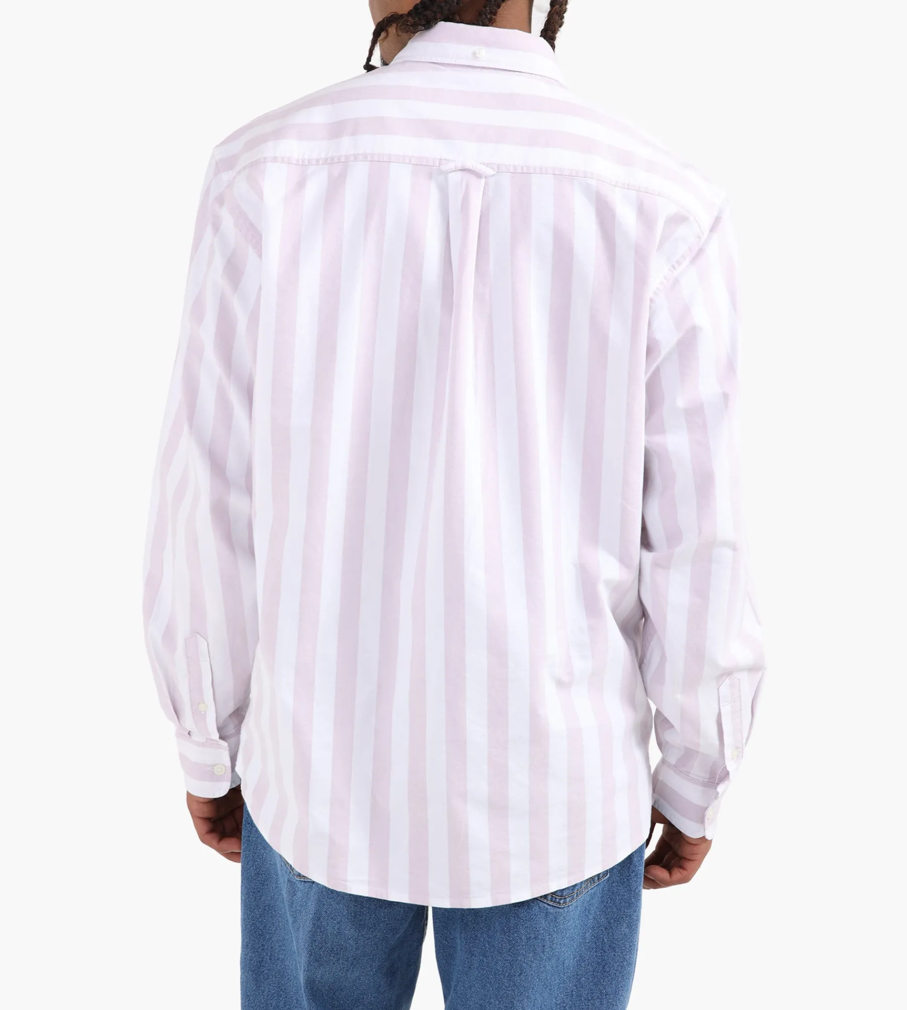 Carhartt WIP Dillion Shirt Dillion Stripe Hortensia White