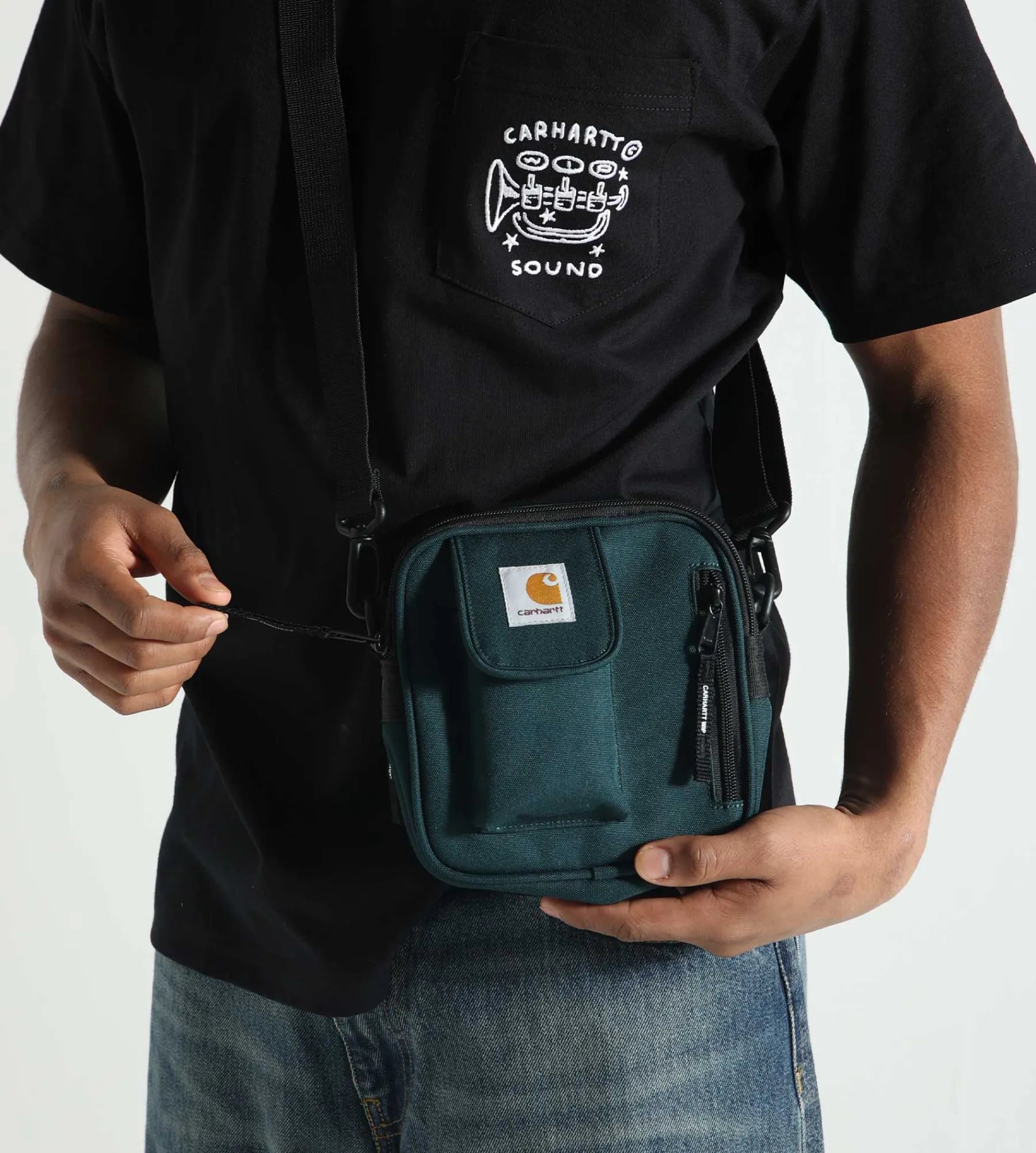 Carhartt WIP Essentials Bag Small Deep Lagoon