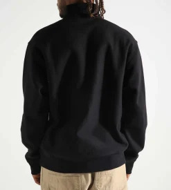 Carhartt WIP Half Zip American Script Sweater Black