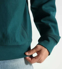 Carhartt WIP Half Zip American Script Sweater Malachite