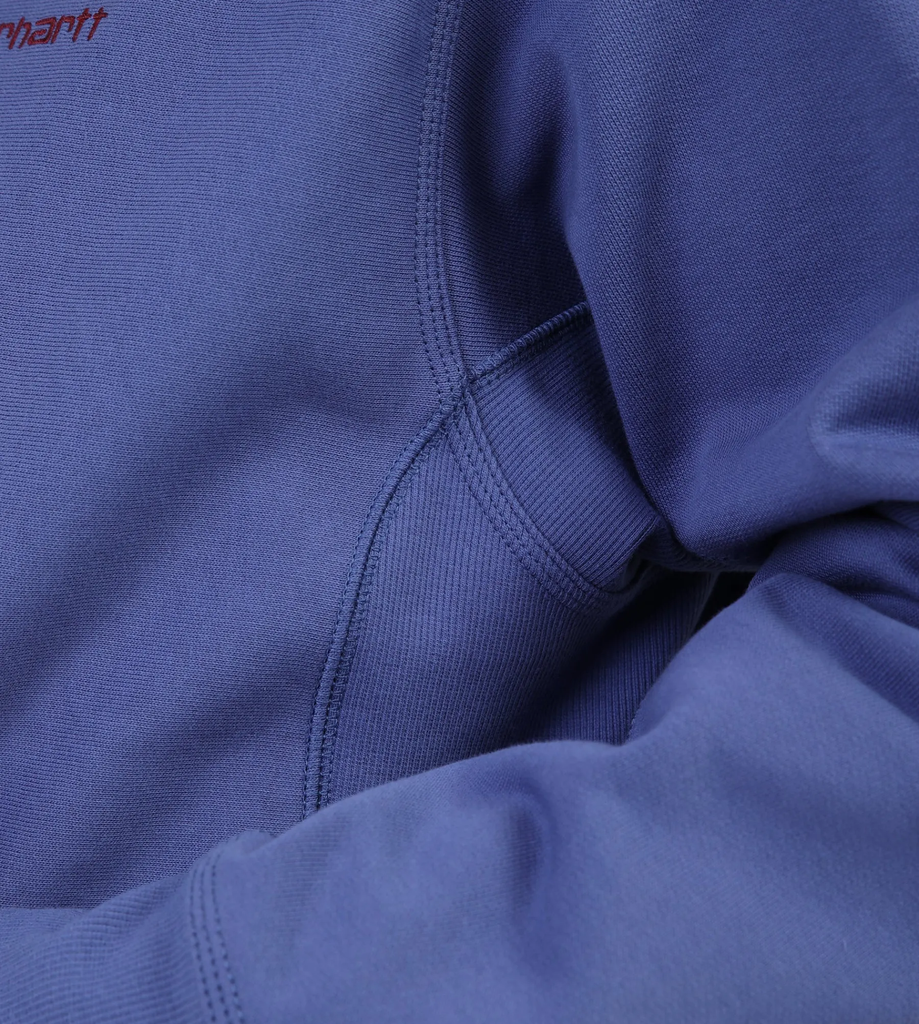 Carhartt WIP Hooded American Script Sweater Blue Iris