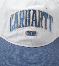 Carhartt WIP Lecture Cap White Blue Iris