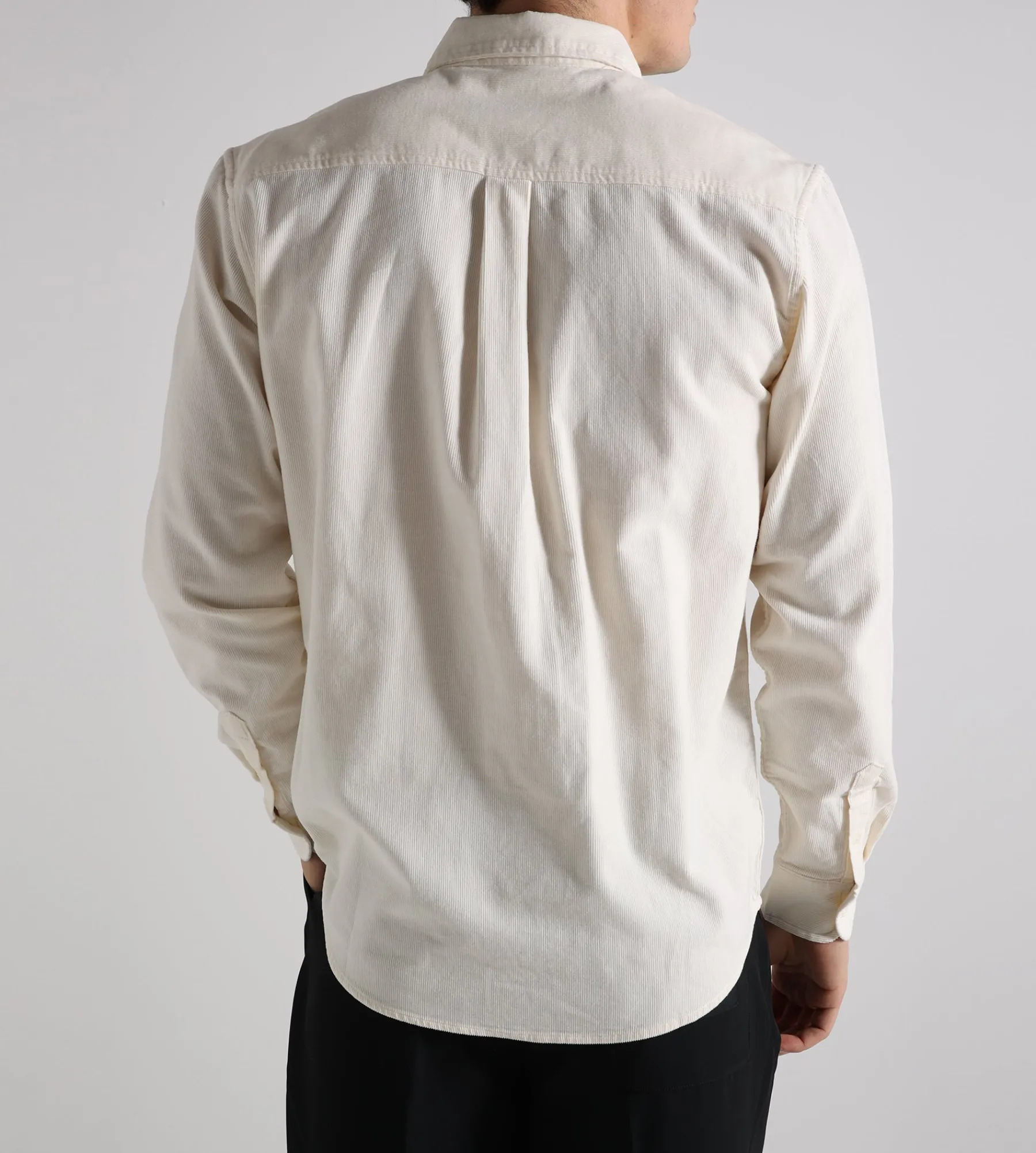 Carhartt WIP Madison Fine Cord Shirt Wax Black