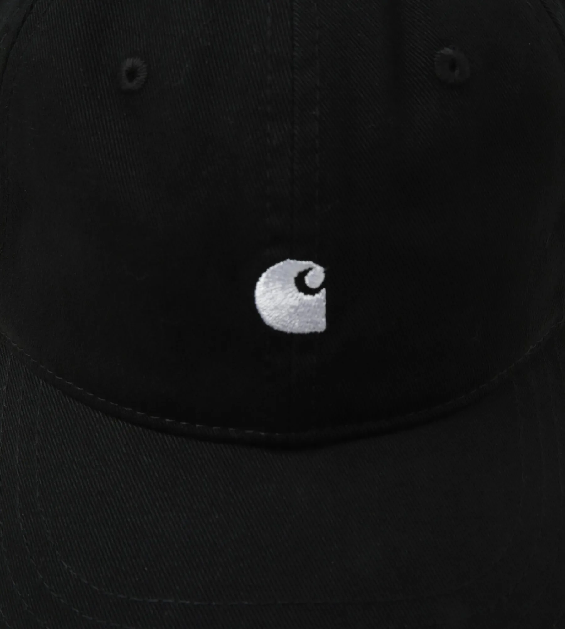 Carhartt WIP Madison Logo Cap Black White