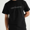 Carhartt WIP Rivet Script T-Shirt Black