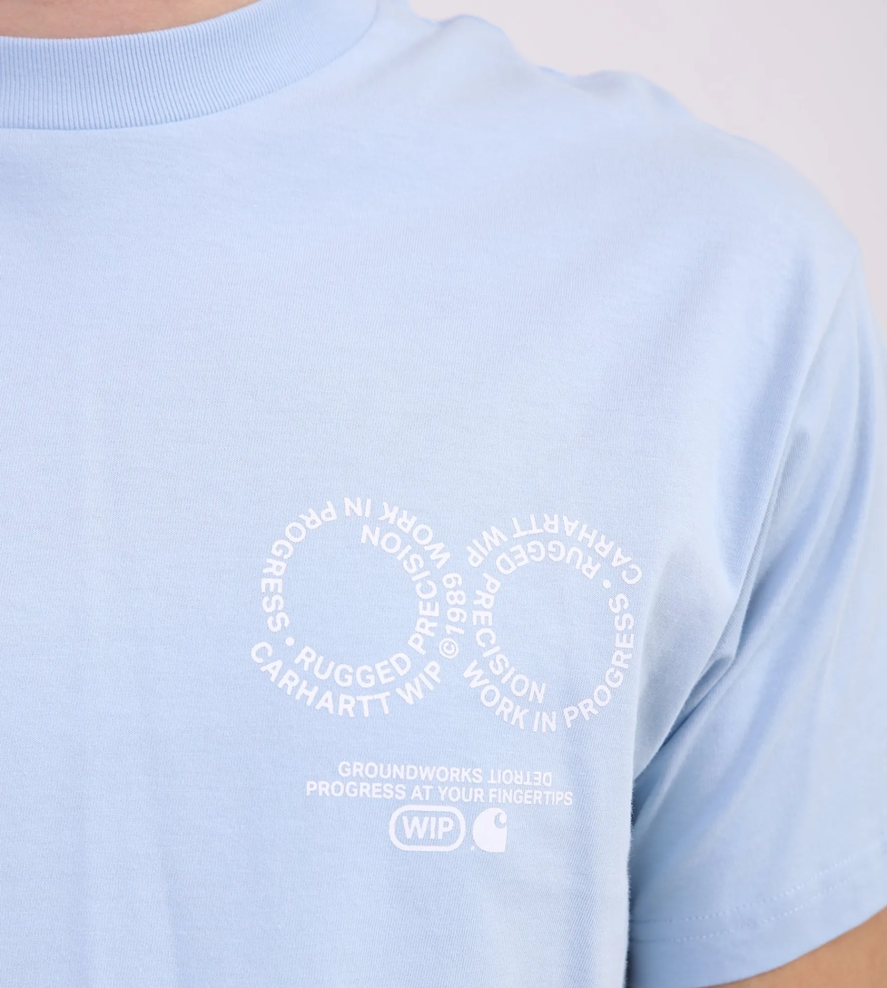 Carhartt WIP Rotation T-Shirt Air Sky White