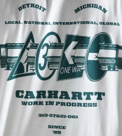 Carhartt WIP Runaway T-Shirt White Malachite