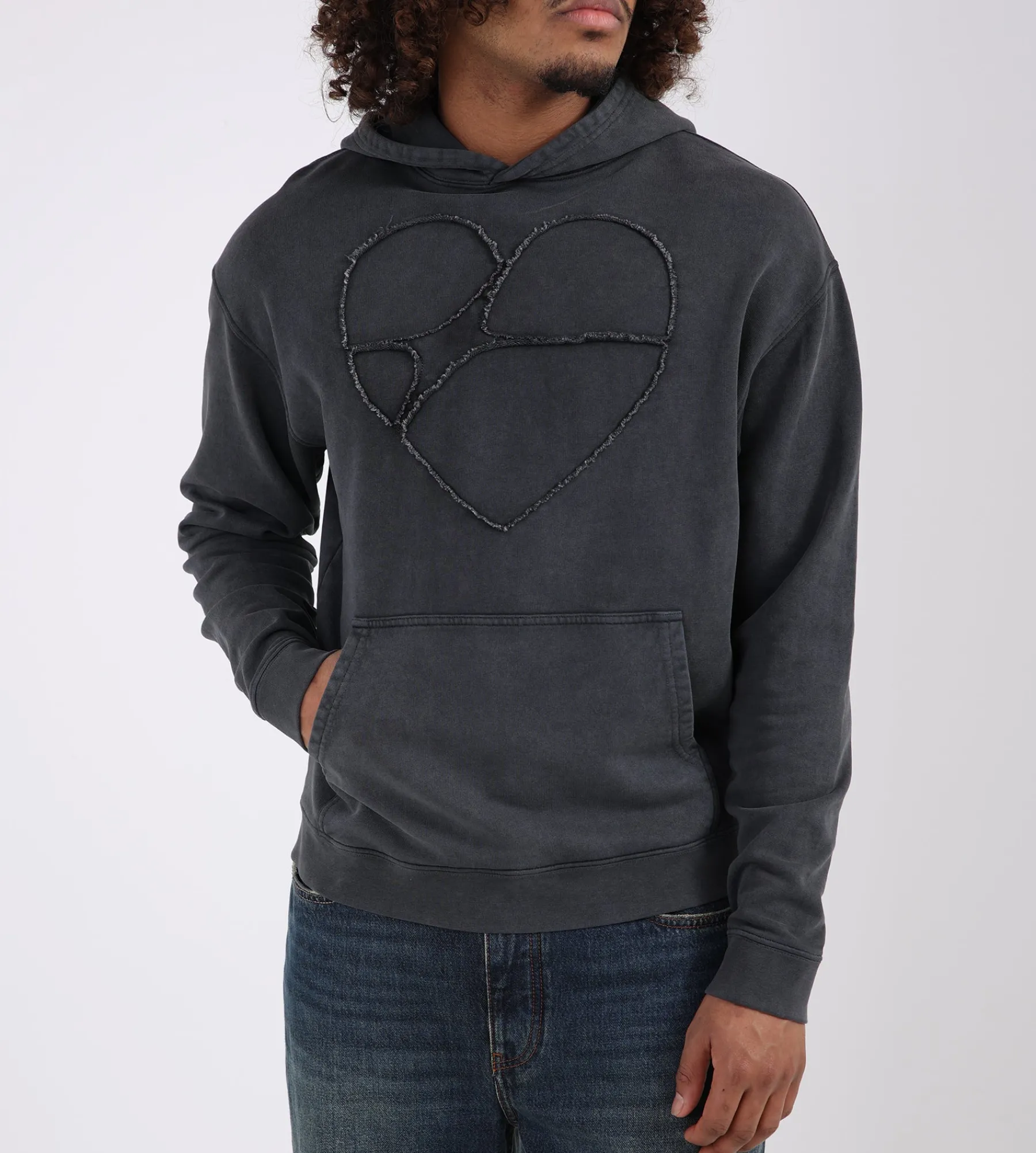 Carne Bollente Heartbreaker Hoodie Off-Black