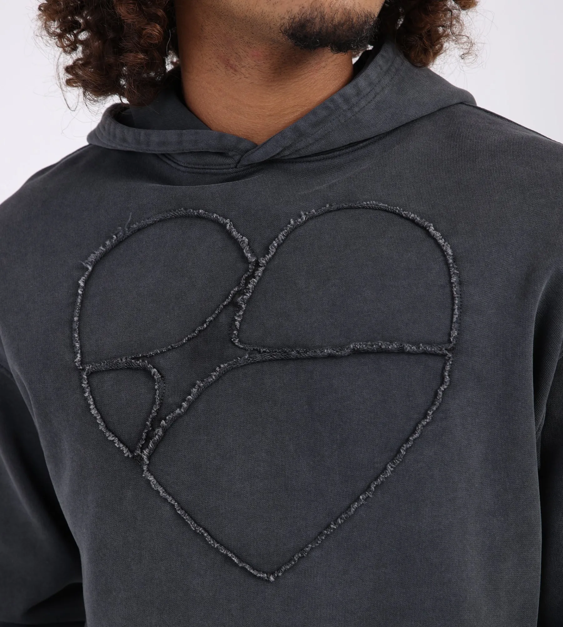 Carne Bollente Heartbreaker Hoodie Off-Black