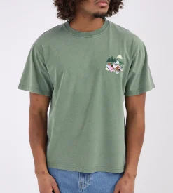 Carne Bollente Lustful Lakeside T-Shirt Off-Green