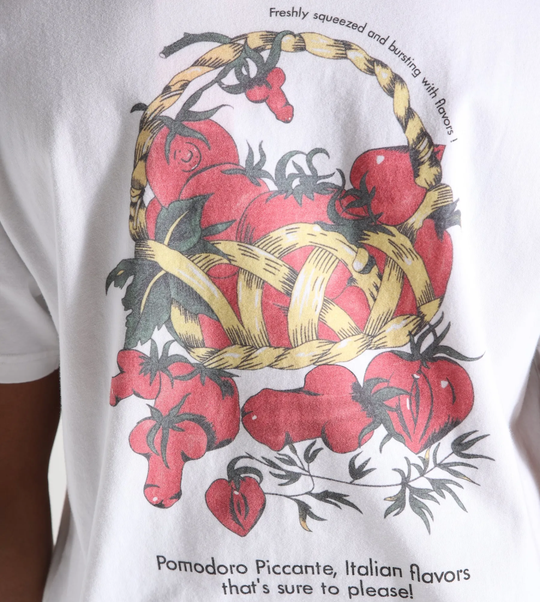 Carne Bollente Saucy Tomatoes T-Shirt Off-White