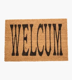 Carne Bollente Welcum Home Door Mat Natural