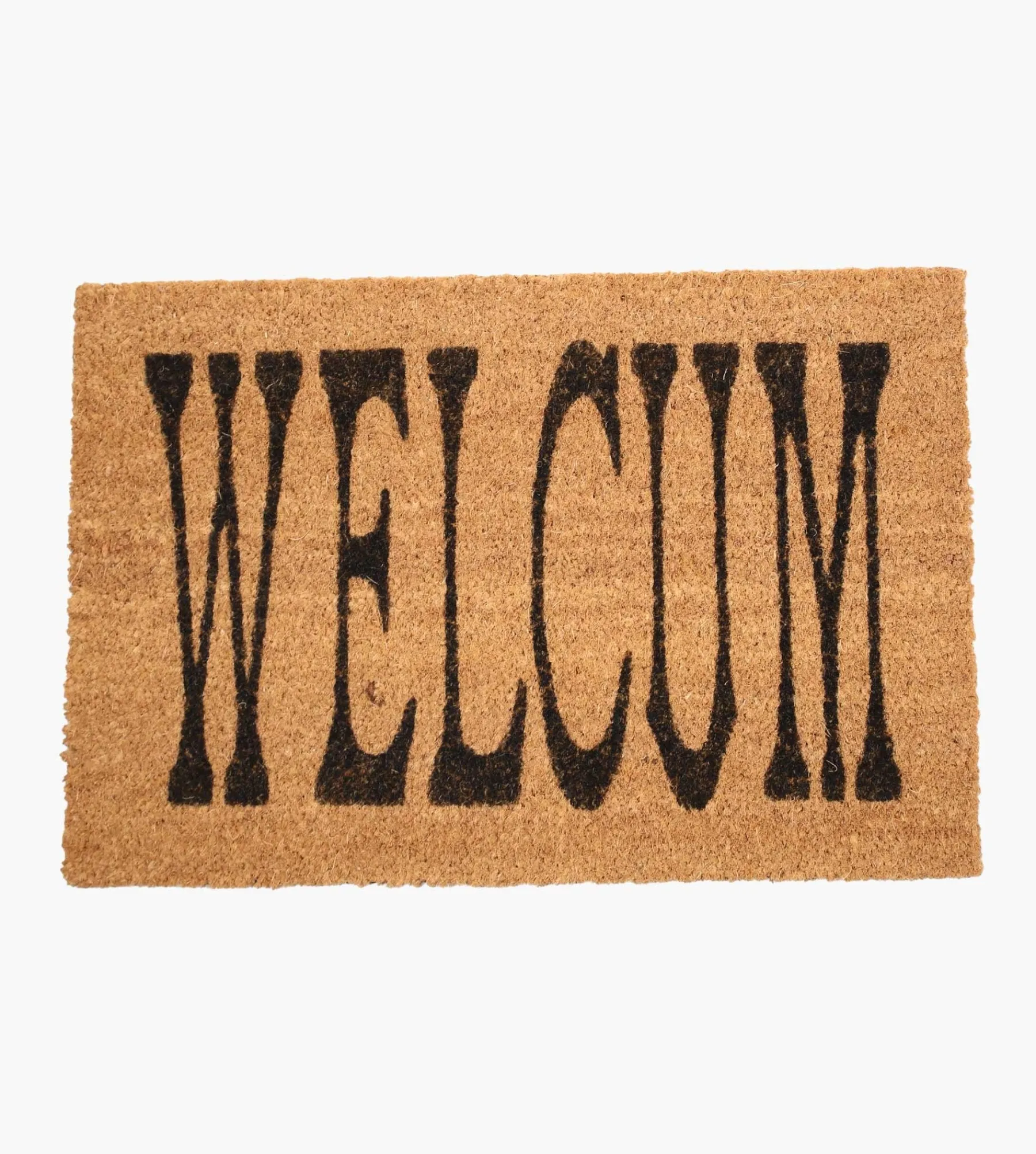 Carne Bollente Welcum Home Door Mat Natural
