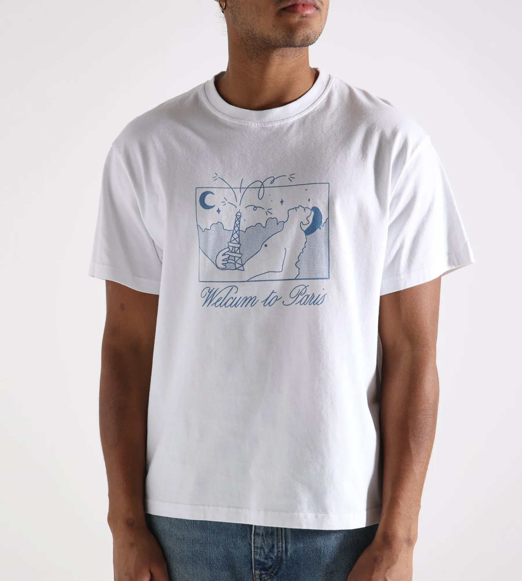 Carne Bollente Welcum to Paris T-Shirt White