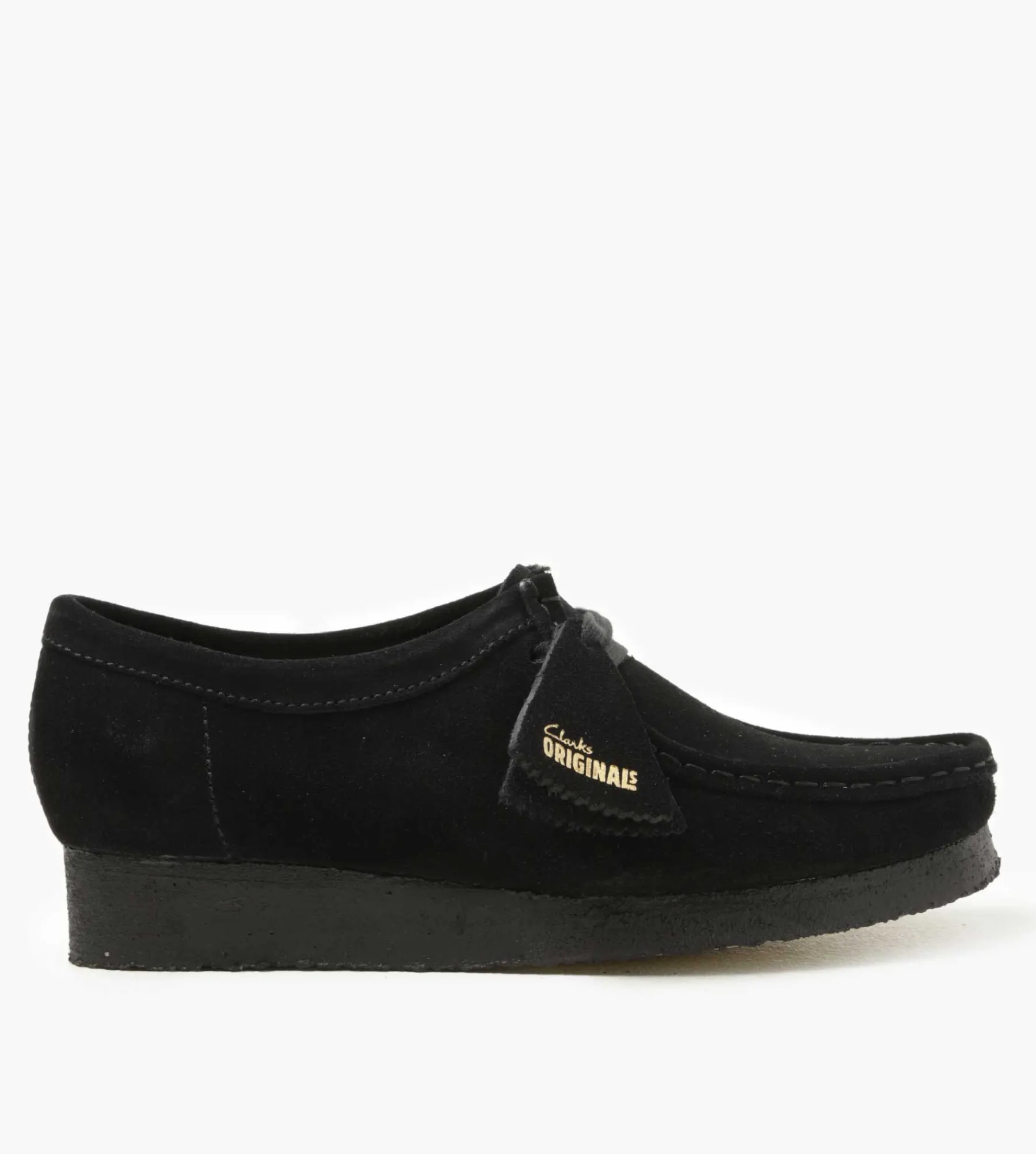 Clarks Originals W Wallabee. Black Suede