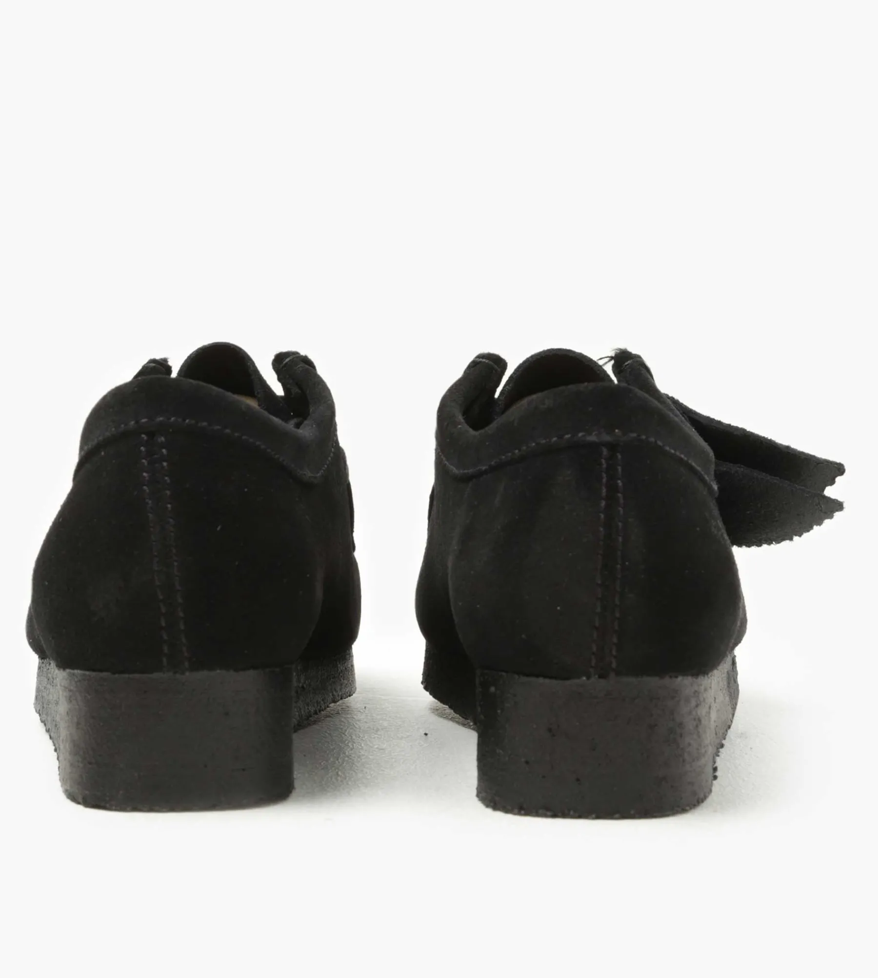 Clarks Originals W Wallabee. Black Suede
