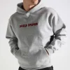 Daily Paper Chain Stitch Oversized Hoodie Grey