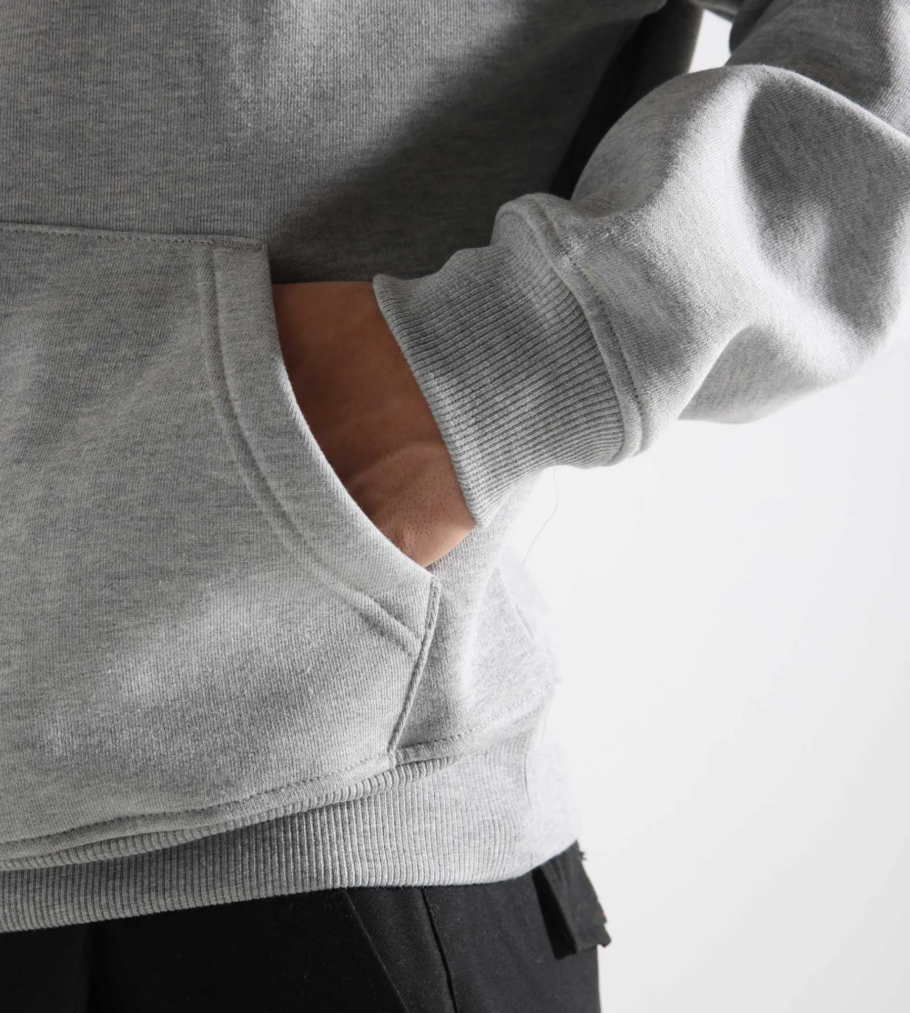 Daily Paper Chain Stitch Oversized Hoodie Grey