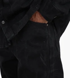 Daily Paper Floral Laser Jeans Black