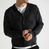 Daily Paper Kirabo Monogram Knit Cardigan Jet Black