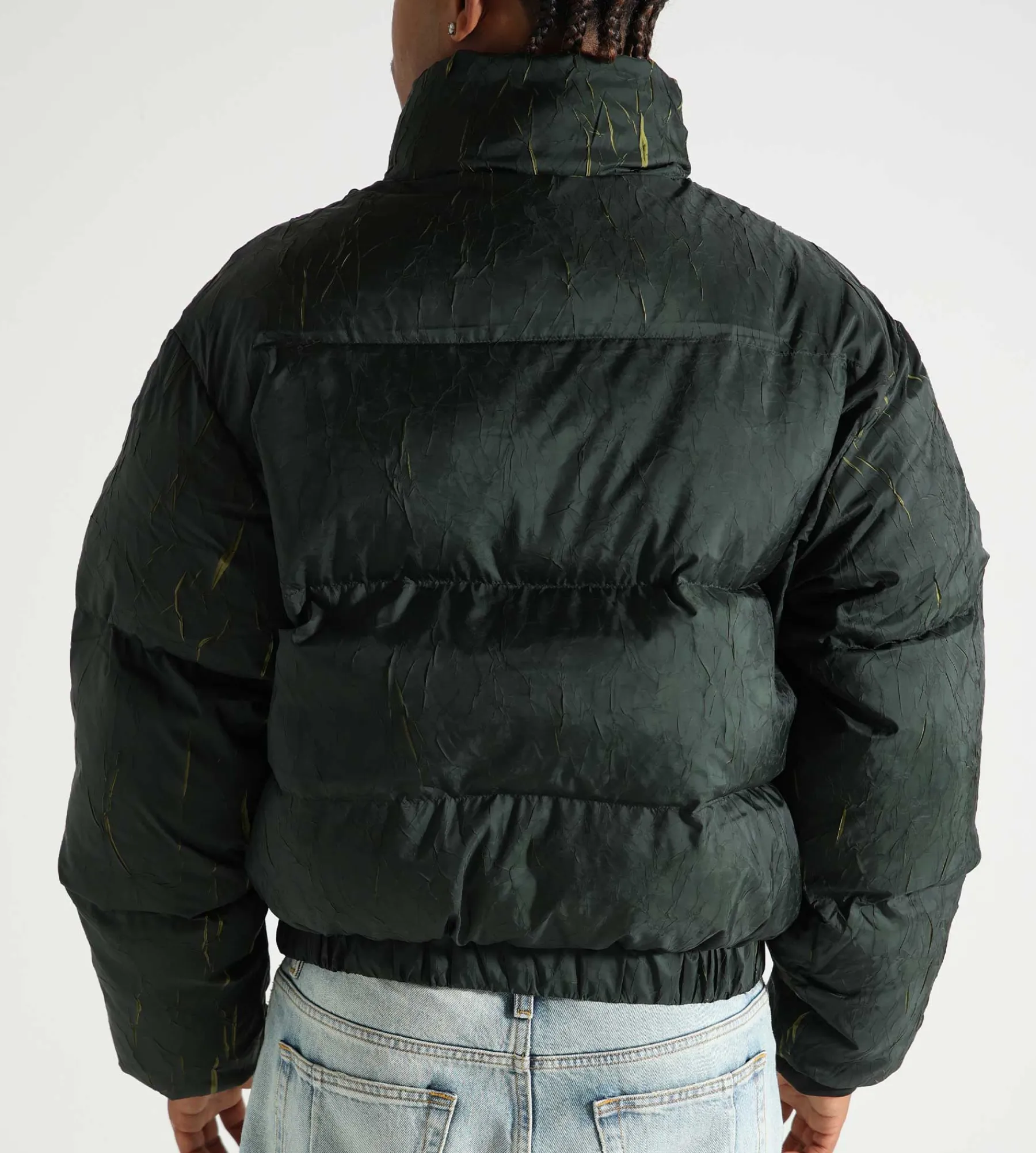 Daily Paper Renako Puffer Jacket Jet Black