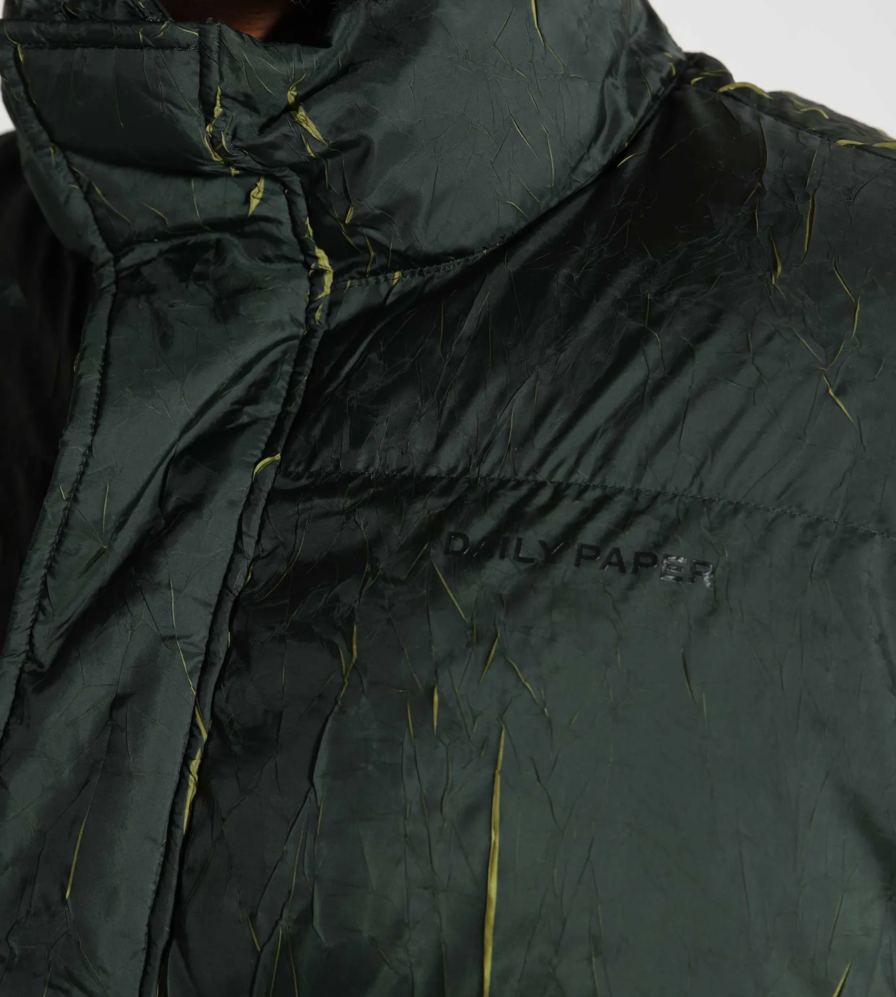 Daily Paper Renako Puffer Jacket Jet Black