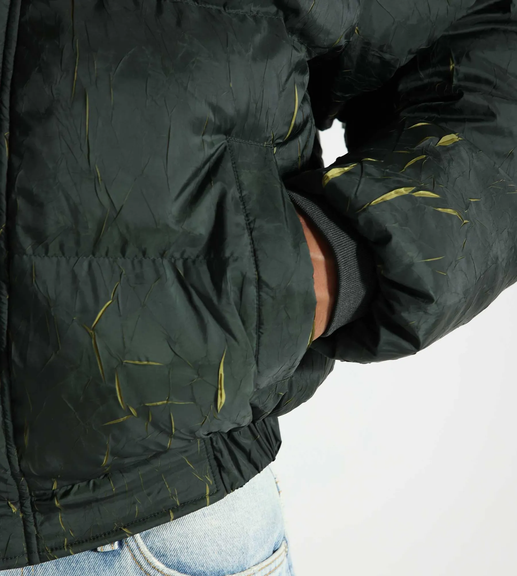 Daily Paper Renako Puffer Jacket Jet Black