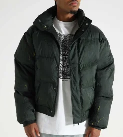 Daily Paper Renako Puffer Jacket Jet Black