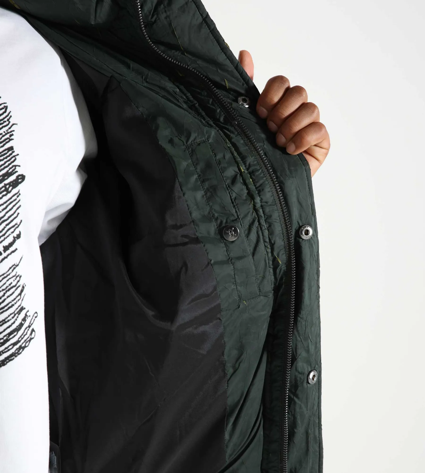 Daily Paper Renako Puffer Jacket Jet Black