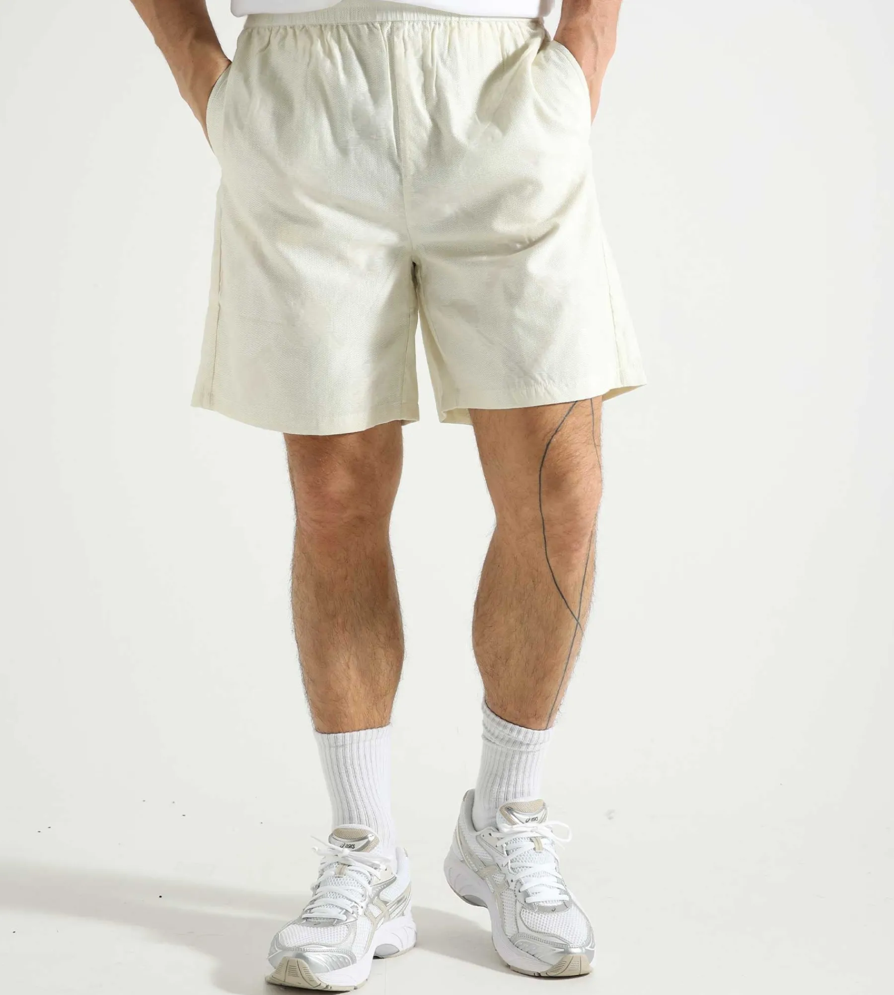 Daily Paper Salim Shorts Frost White