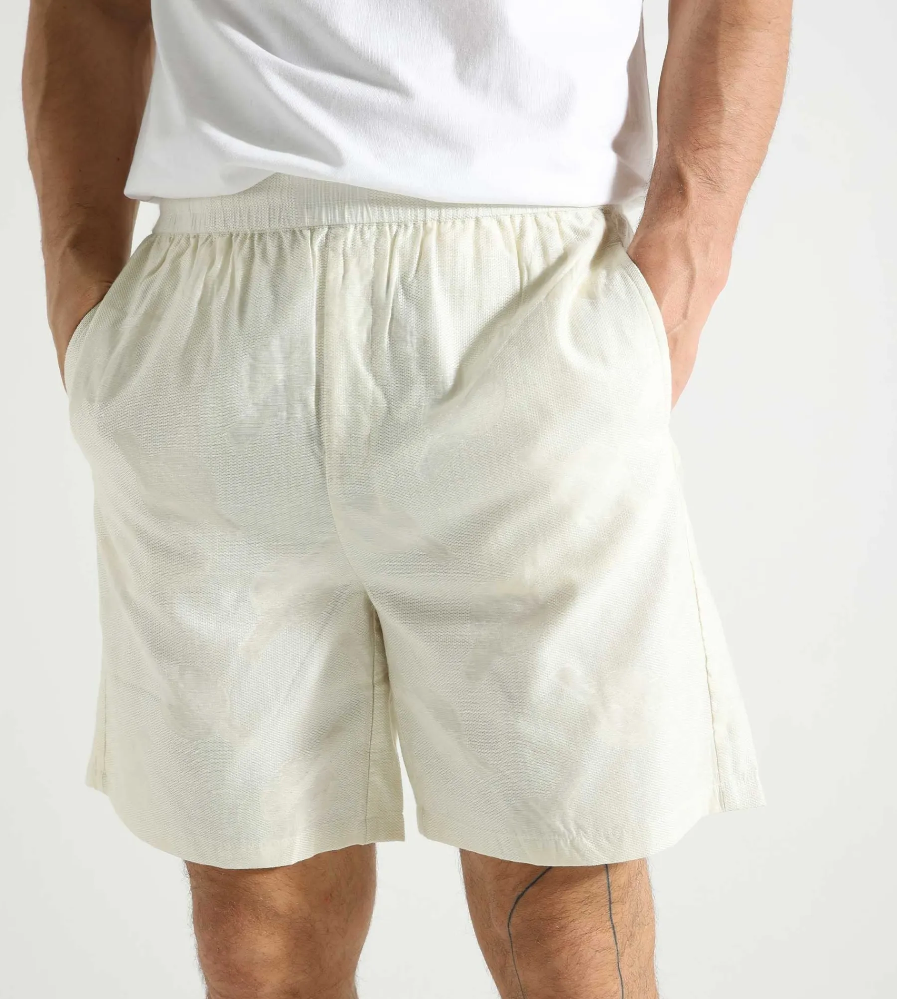 Daily Paper Salim Shorts Frost White