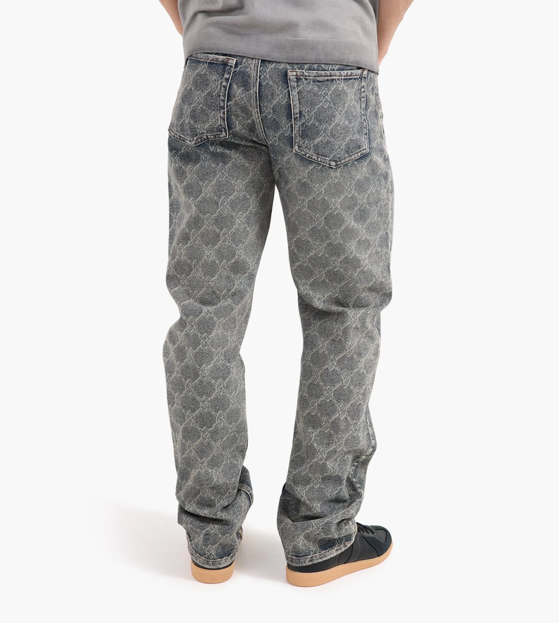 Daily Paper Shield Laser Washed Jeans Blue