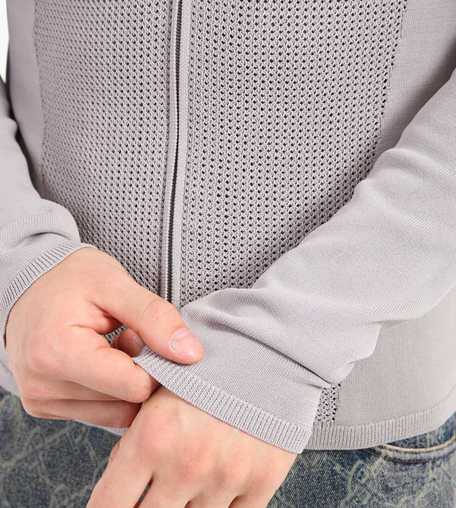 Daily Paper Zip Cardigan Wet Weather