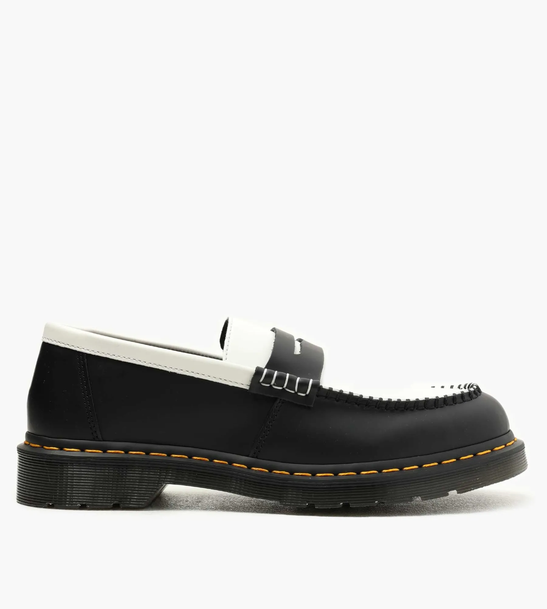Dr. Martens Penton Black White Smooth